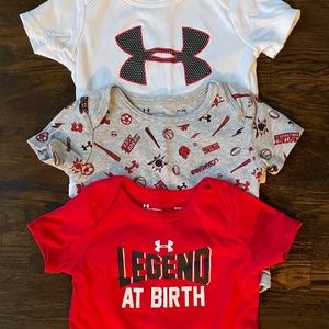 Under Armour short sleeve onesies